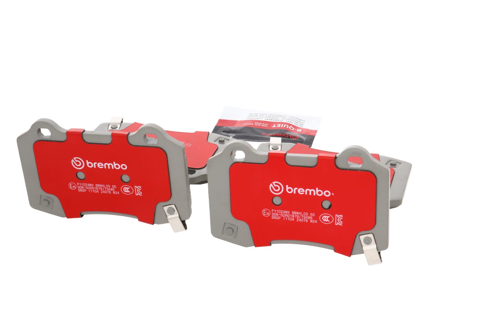 XTRA Ceramic Rear Disc Brake Pad Set - P11024NX_15