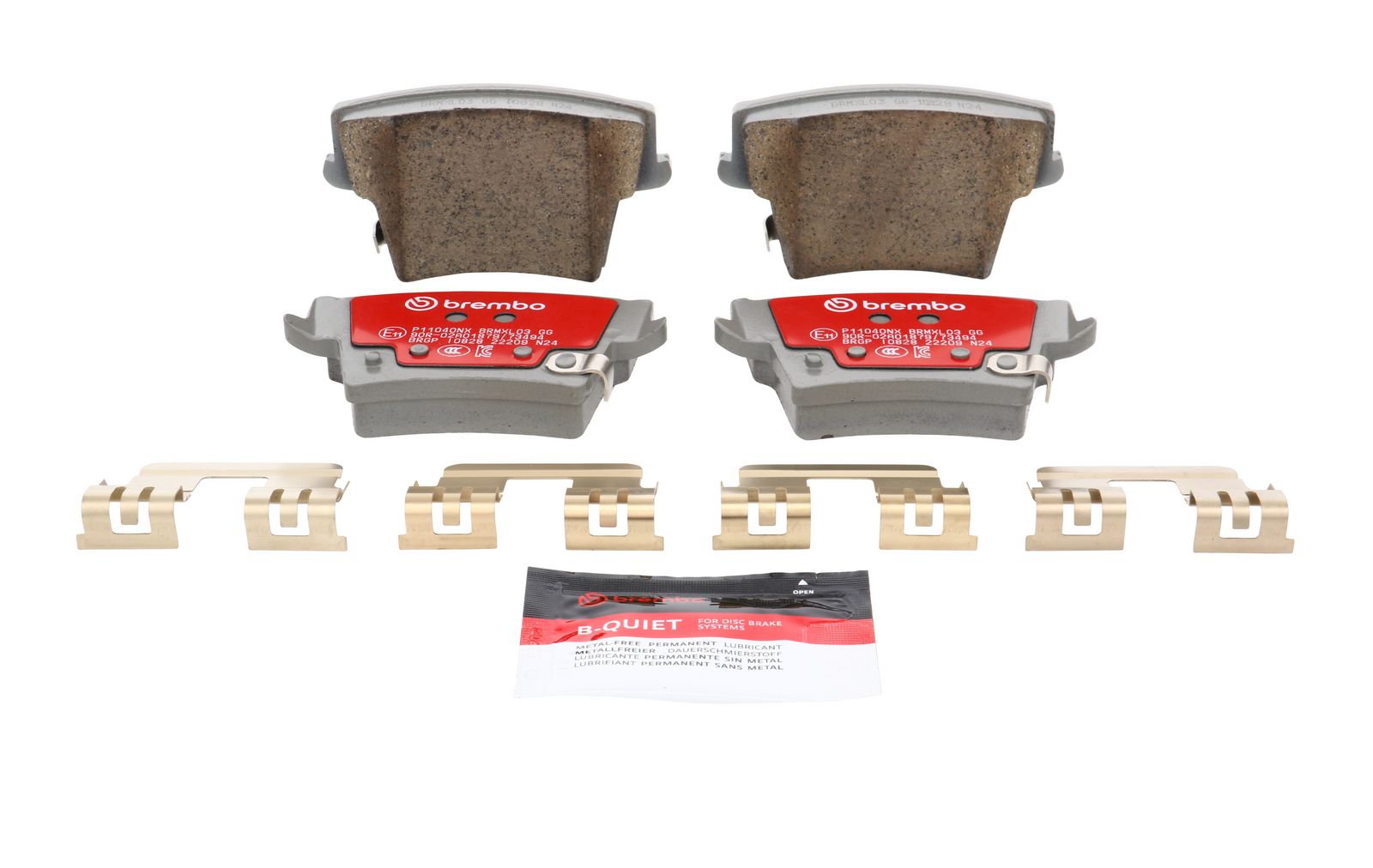 XTRA Ceramic Rear Disc Brake Pad Set - P11040NX_02