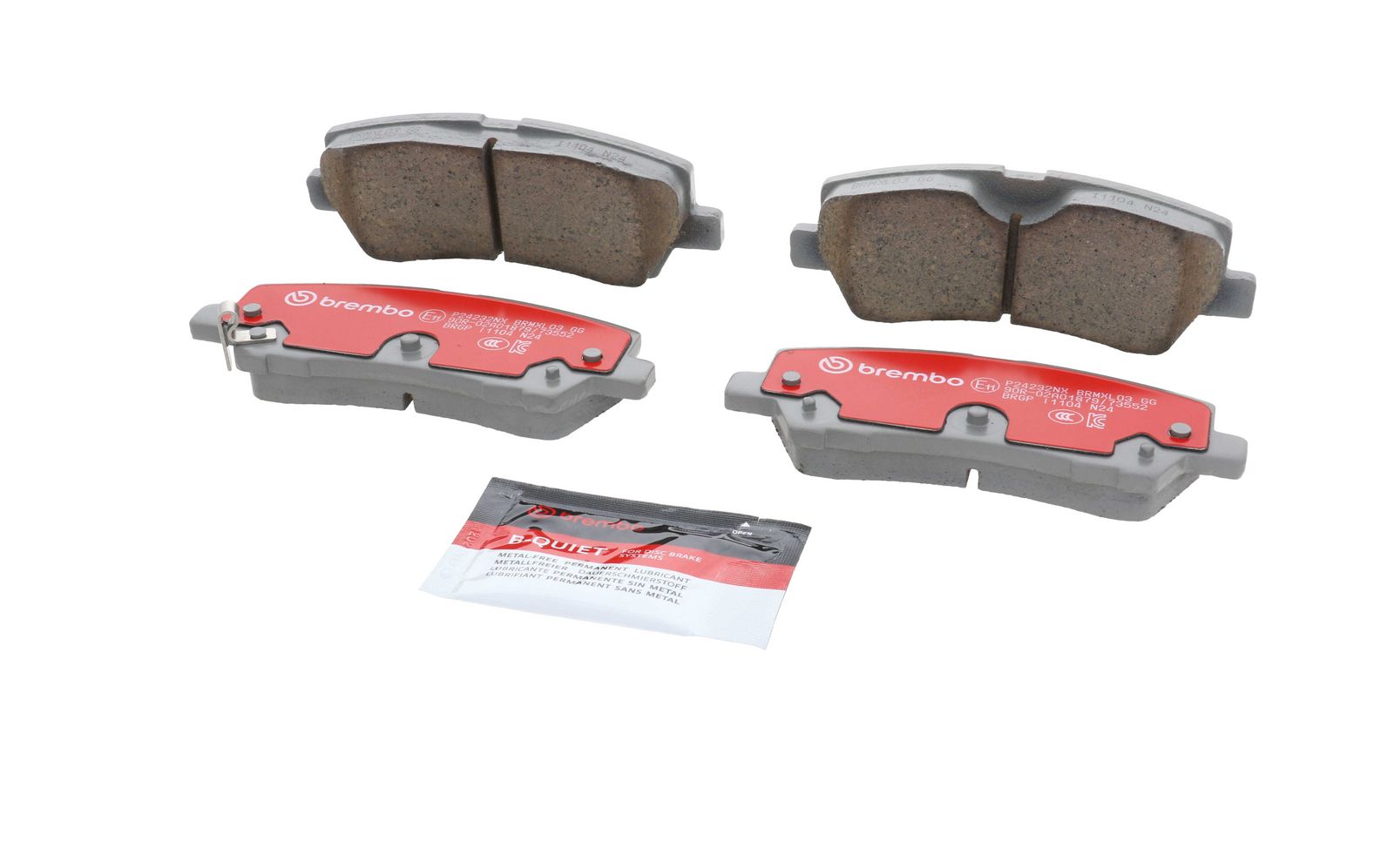 XTRA Ceramic Rear Disc Brake Pad Set - P24232NX_03