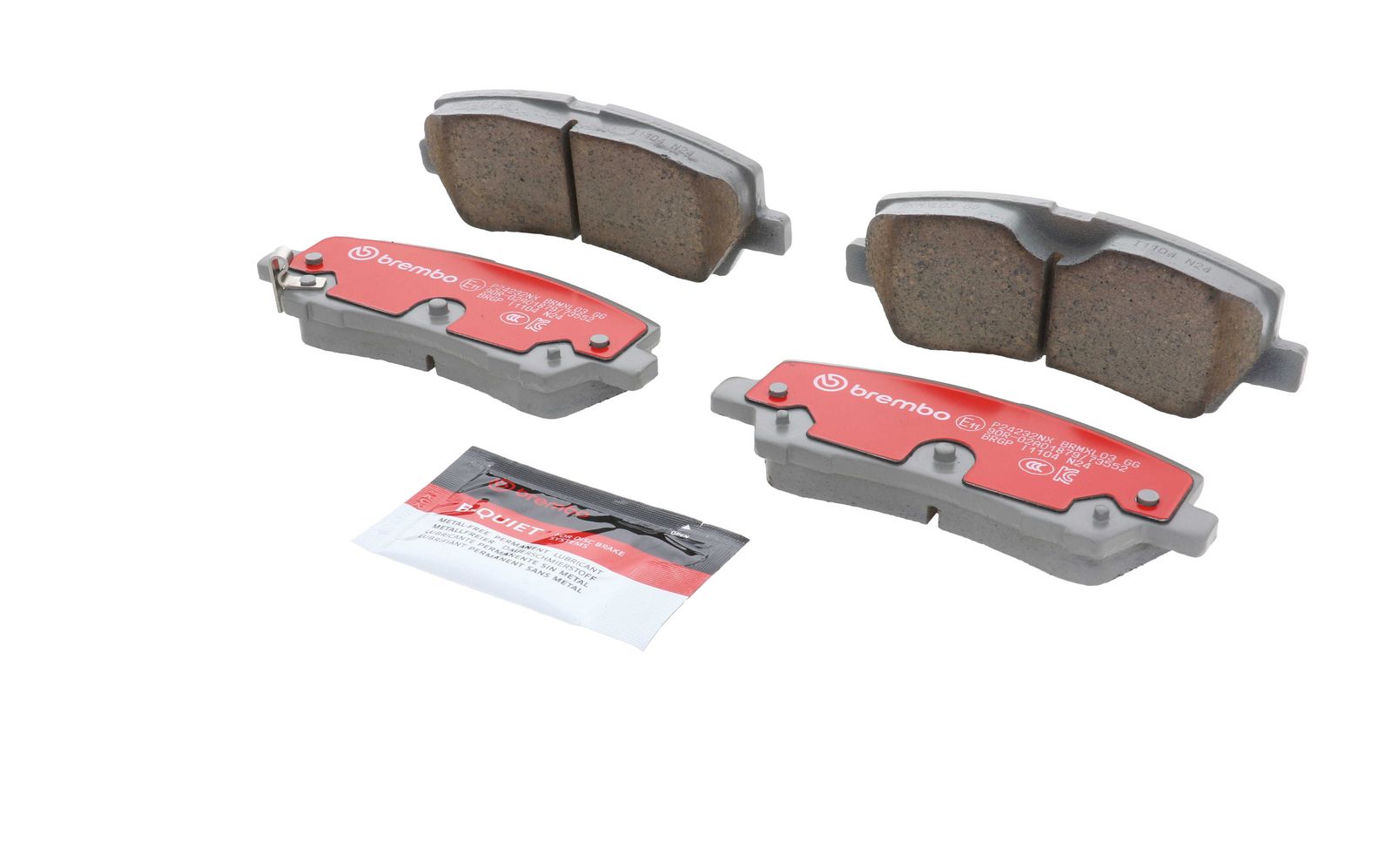 XTRA Ceramic Rear Disc Brake Pad Set - P24232NX_04