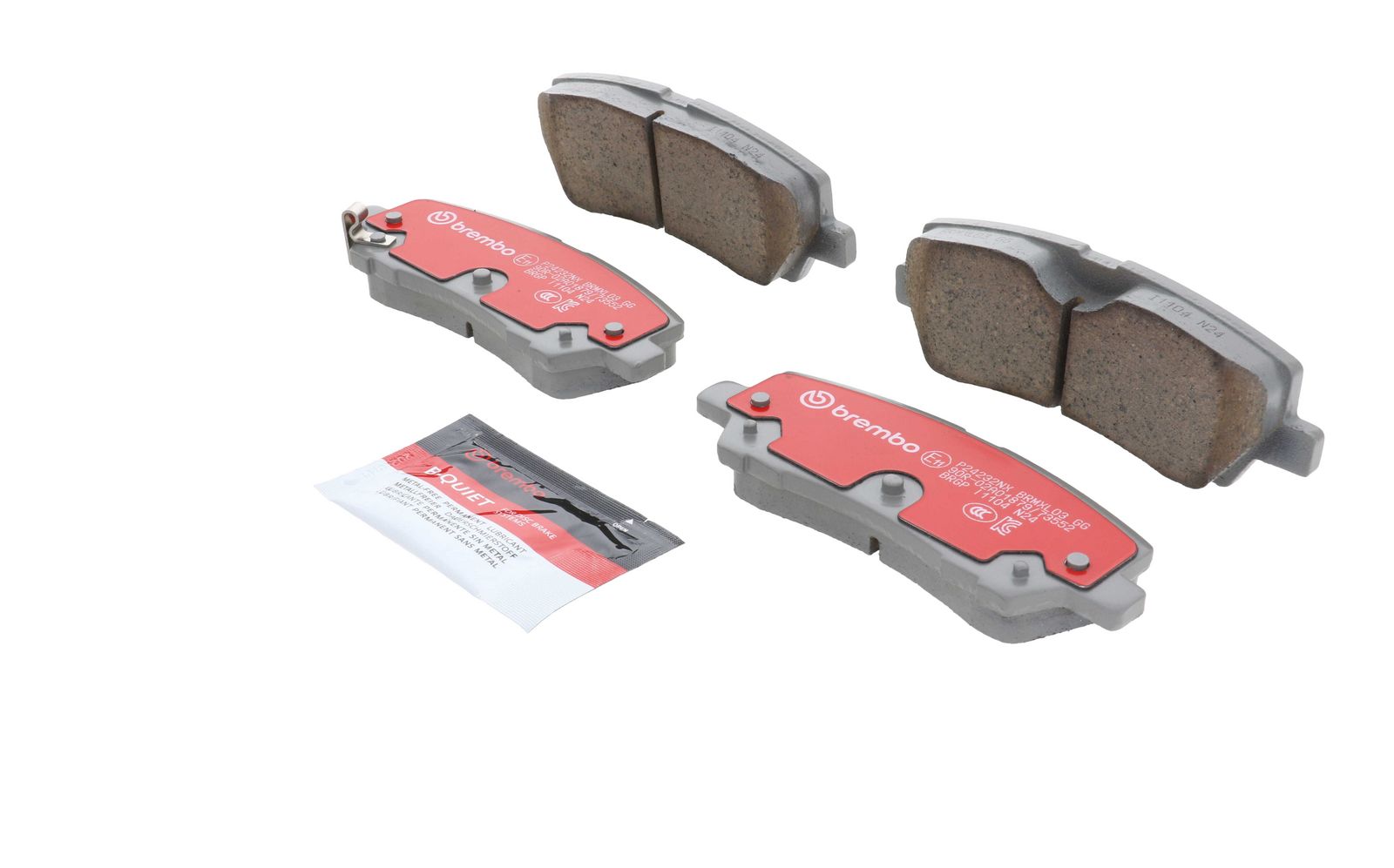 XTRA Ceramic Rear Disc Brake Pad Set - P24232NX_05