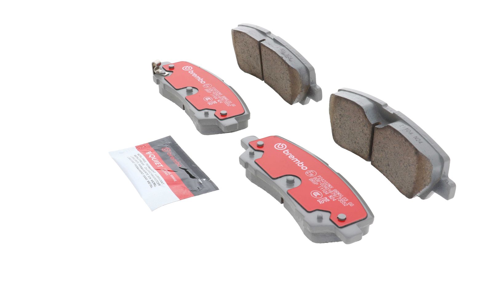 XTRA Ceramic Rear Disc Brake Pad Set - P24232NX_06