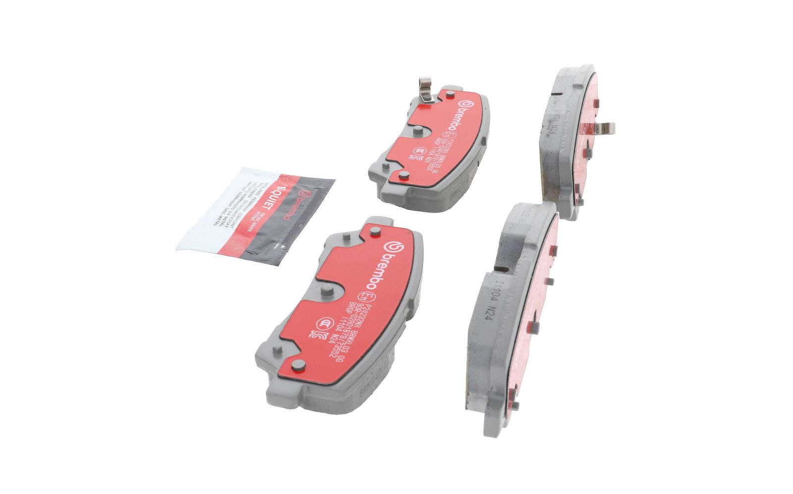 XTRA Ceramic Rear Disc Brake Pad Set - P24232NX_09