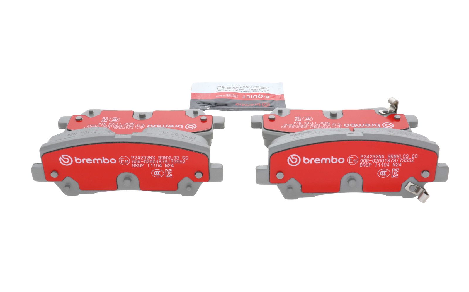XTRA Ceramic Rear Disc Brake Pad Set - P24232NX_14