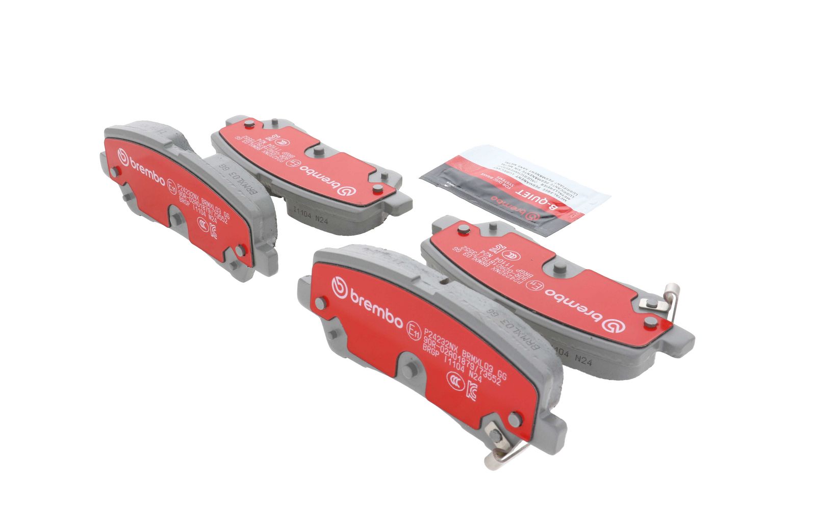 XTRA Ceramic Rear Disc Brake Pad Set - P24232NX_17