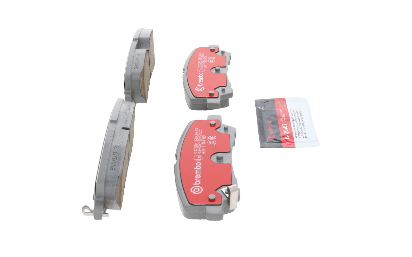 XTRA Ceramic Rear Disc Brake Pad Set - P24232NX_20