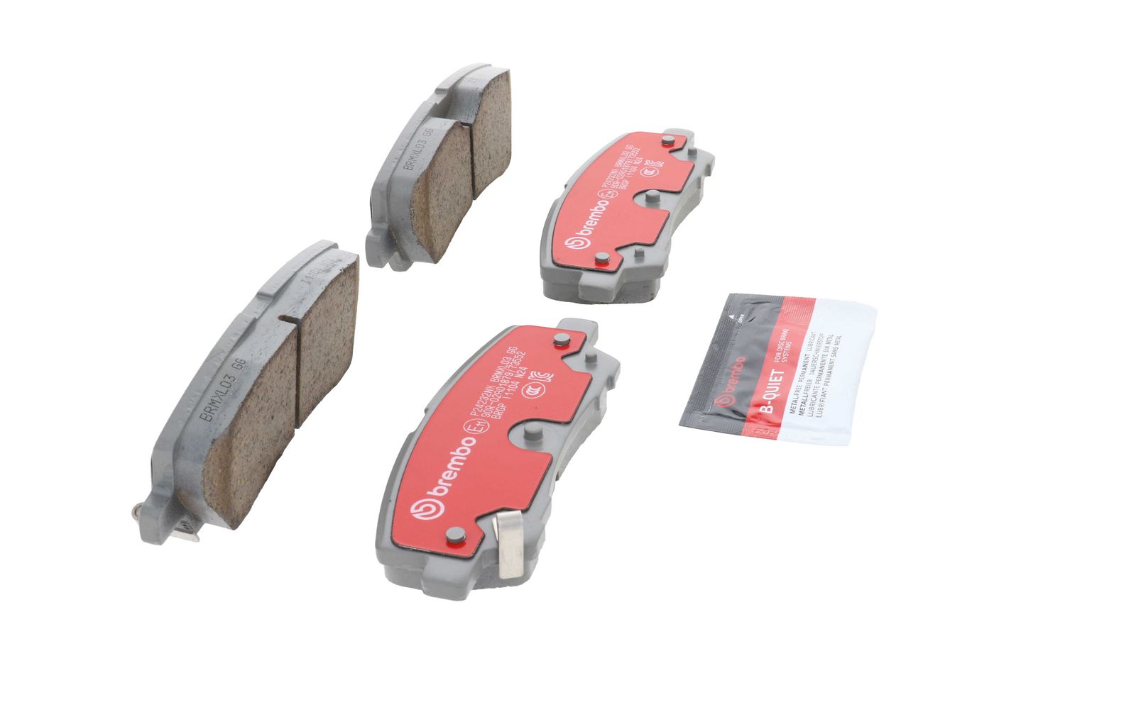 XTRA Ceramic Rear Disc Brake Pad Set - P24232NX_21