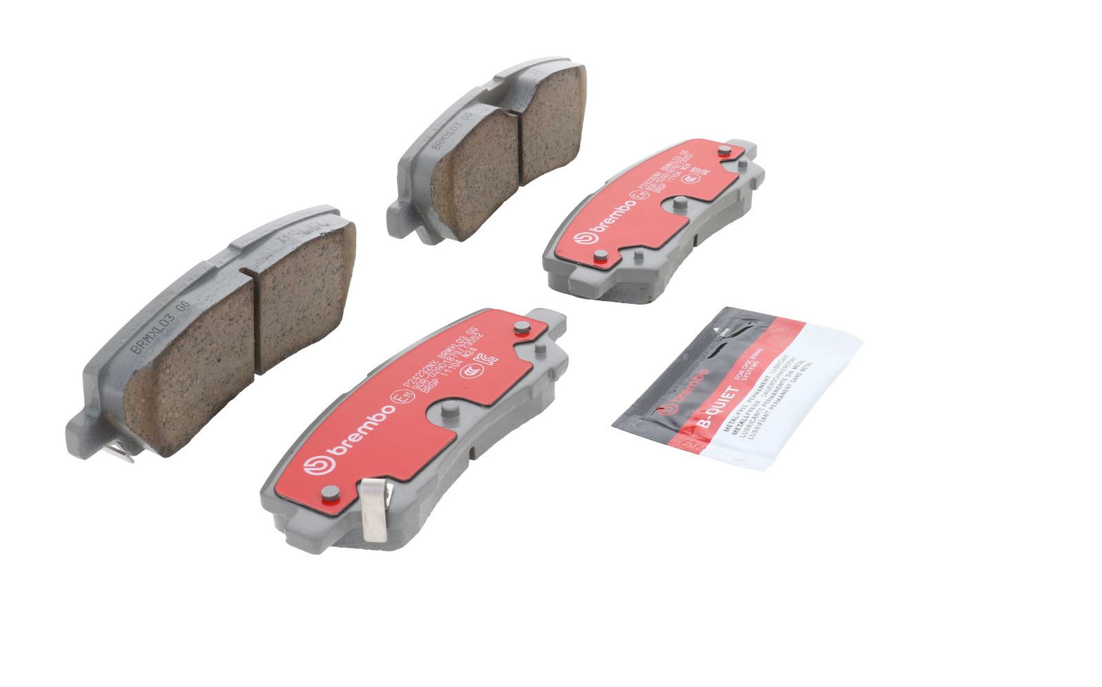 XTRA Ceramic Rear Disc Brake Pad Set - P24232NX_22