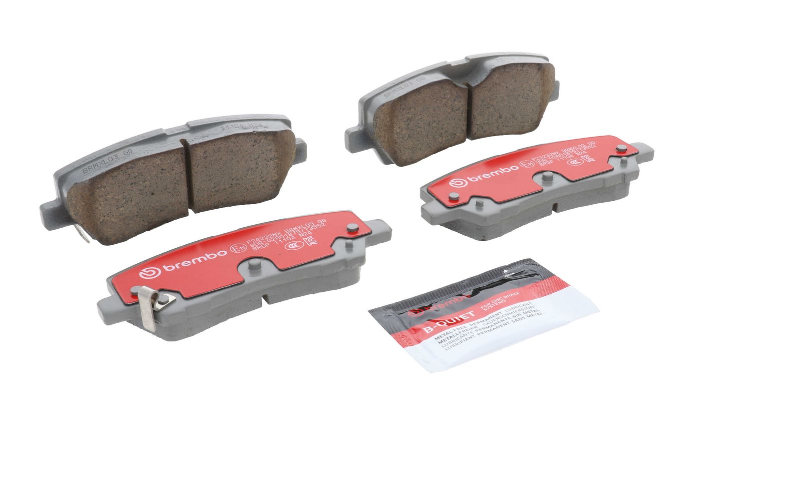 XTRA Ceramic Rear Disc Brake Pad Set - P24232NX_24