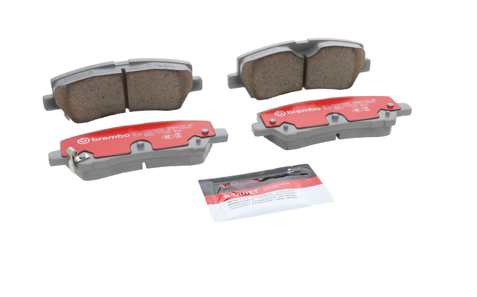 XTRA Ceramic Rear Disc Brake Pad Set - P24232NX_25