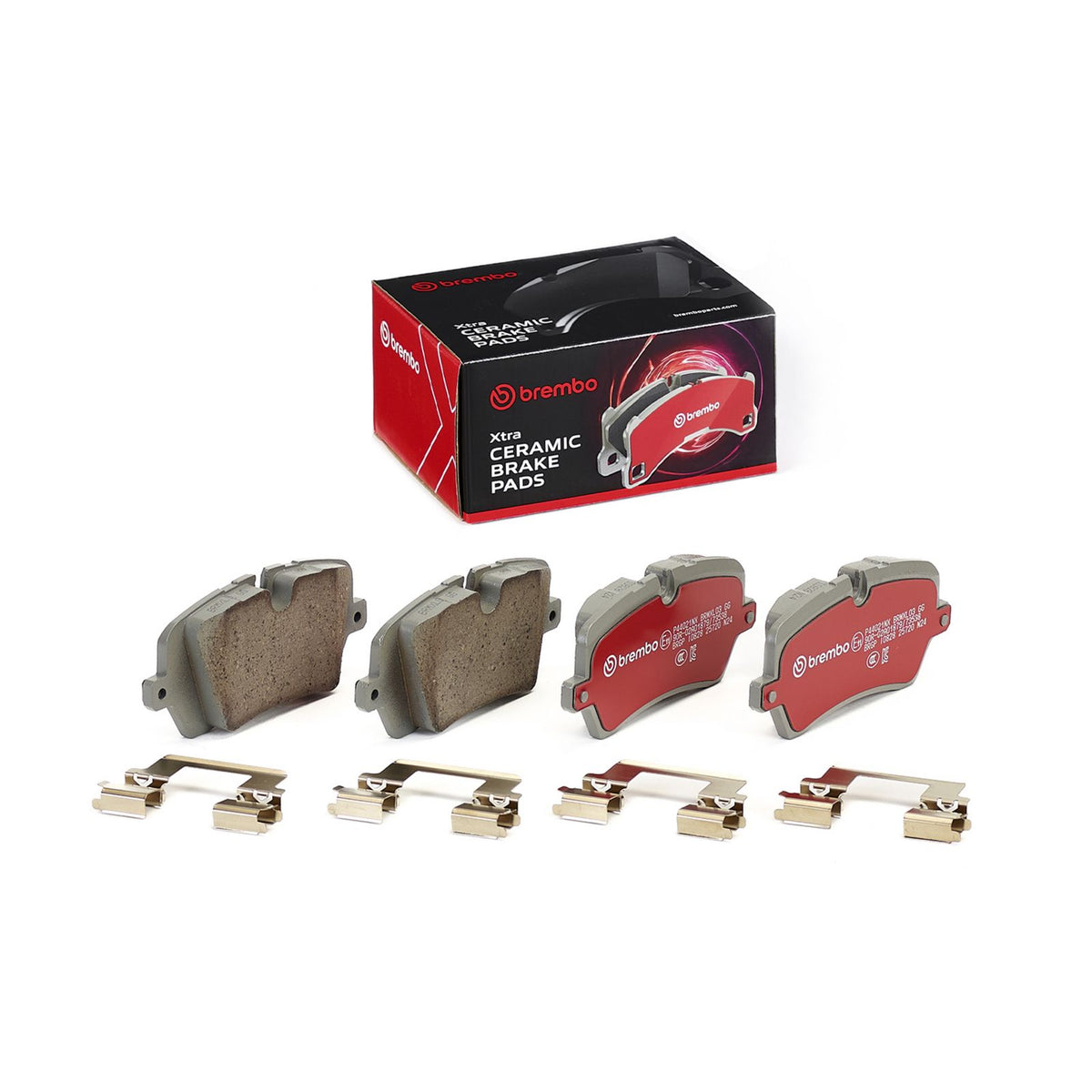 XTRA Ceramic Rear Disc Brake Pad Set - P44021NX_02