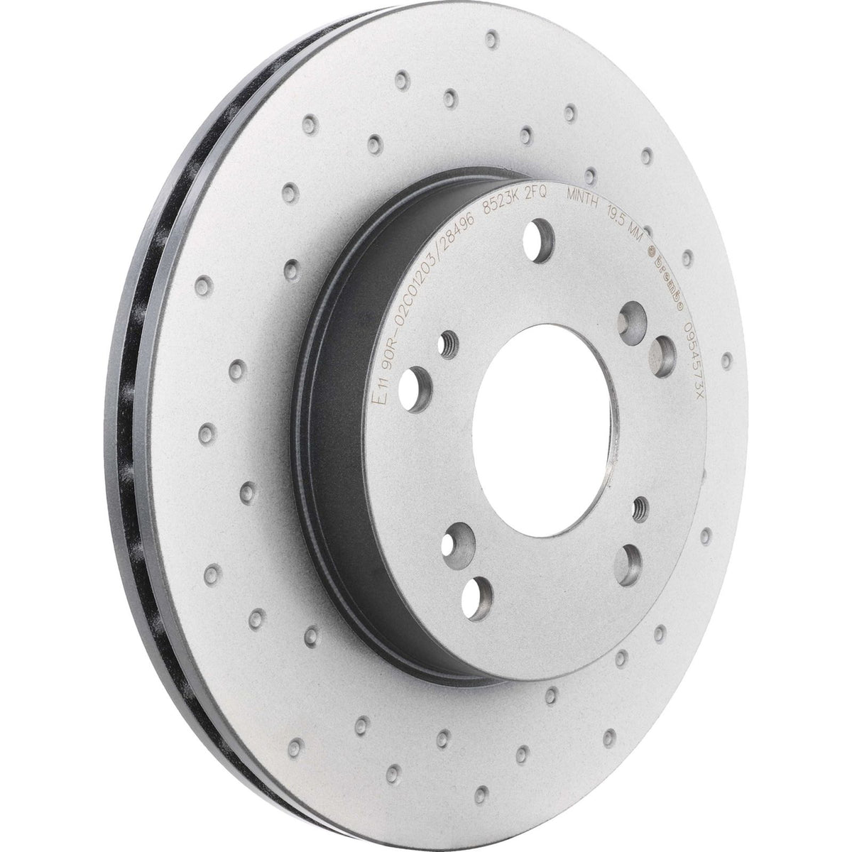 XTRA Drilled Front Disc Brake Rotor - 09.5457.3X_04