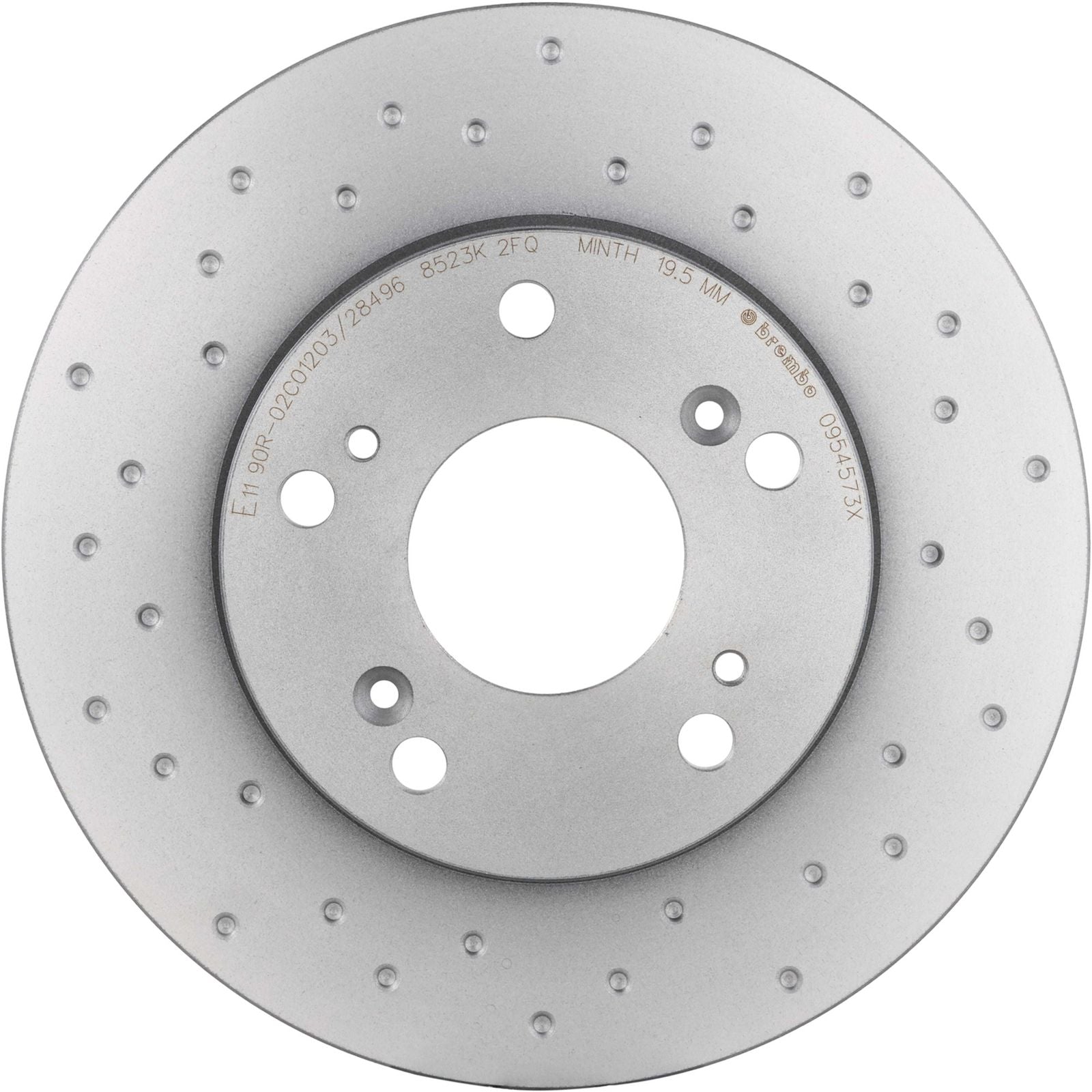 XTRA Drilled Front Disc Brake Rotor - 09.5457.3X_02