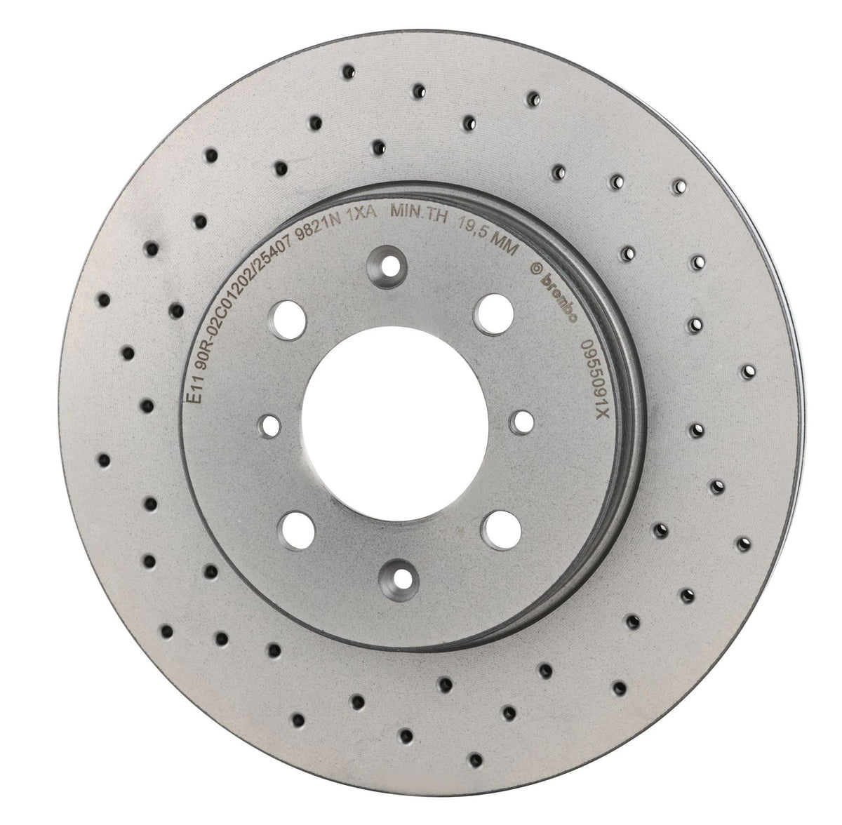XTRA Drilled Front Disc Brake Rotor - 09.5509.1X_09
