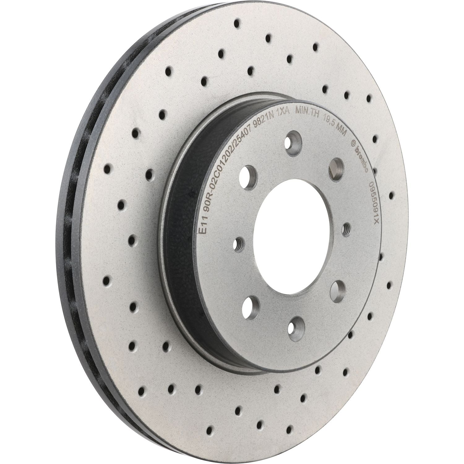 XTRA Drilled Front Disc Brake Rotor - 09.5509.1X_02