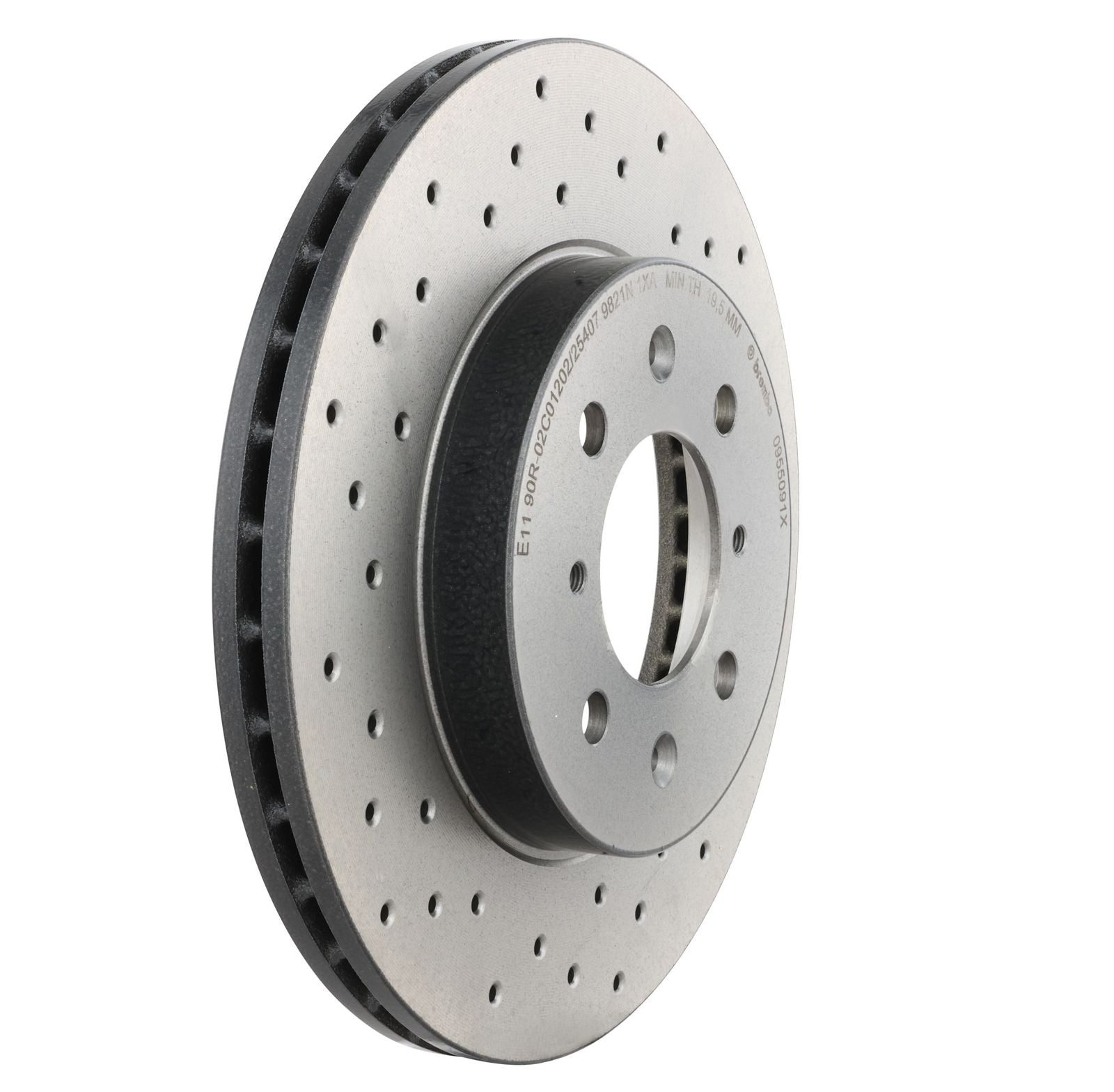 XTRA Drilled Front Disc Brake Rotor - 09.5509.1X_28