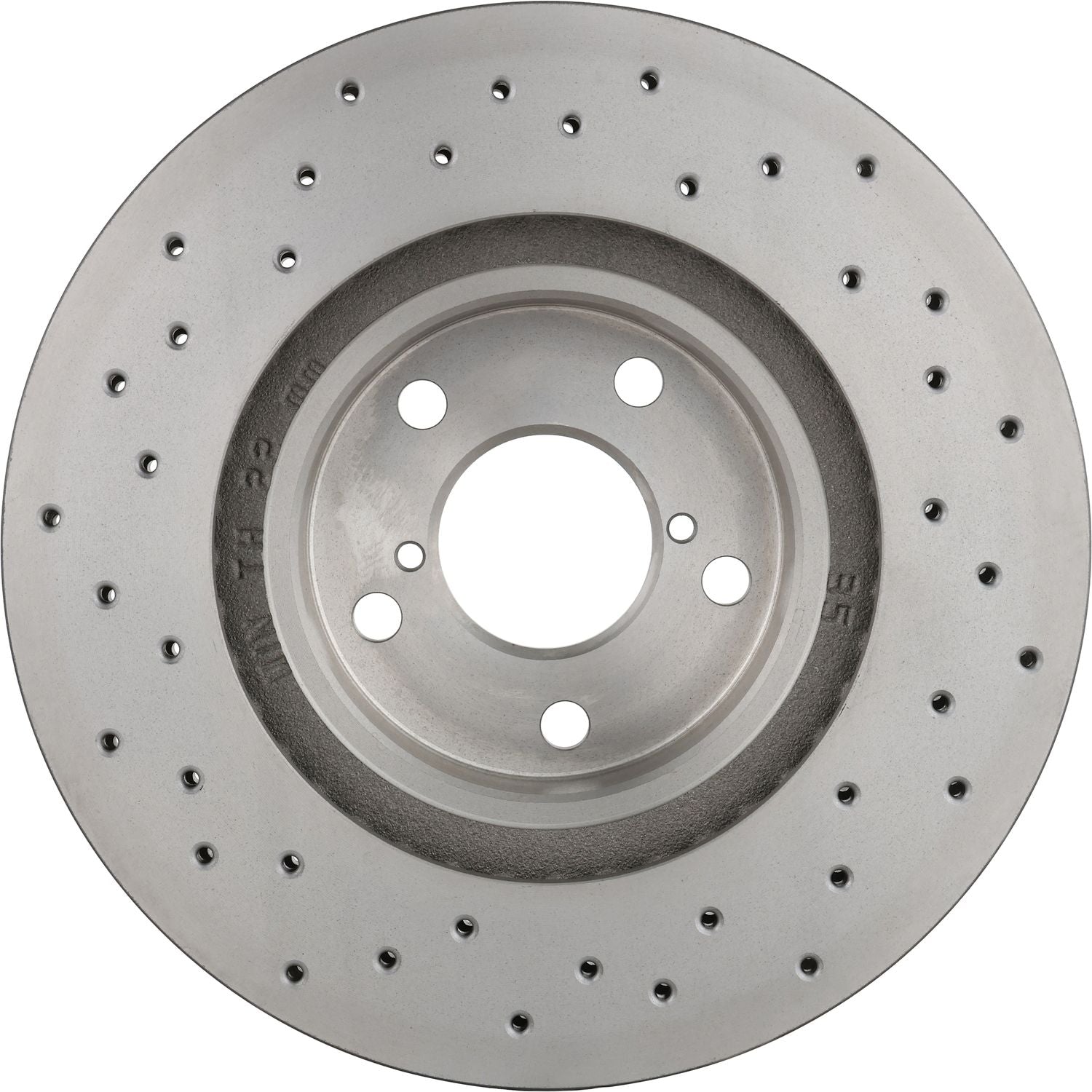 XTRA Drilled Front Disc Brake Rotor - 09.5674.2X_02
