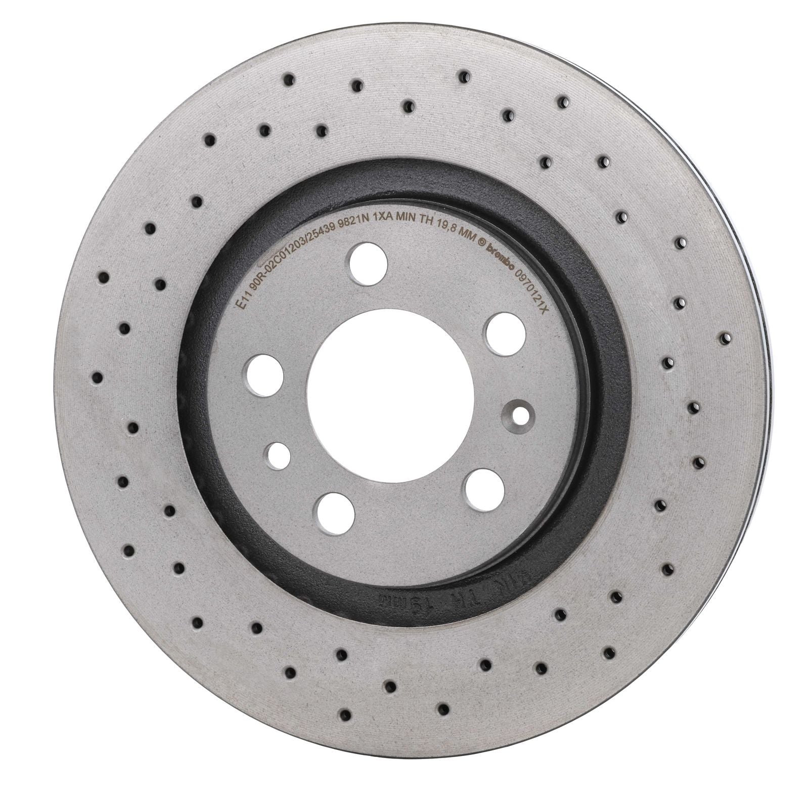 XTRA Drilled Front Disc Brake Rotor - 09.7012.1X_07