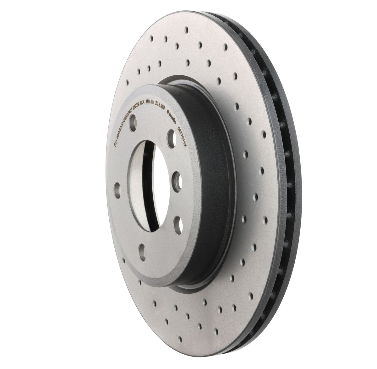 XTRA Drilled Front Disc Brake Rotor - 09.7701.1X_11