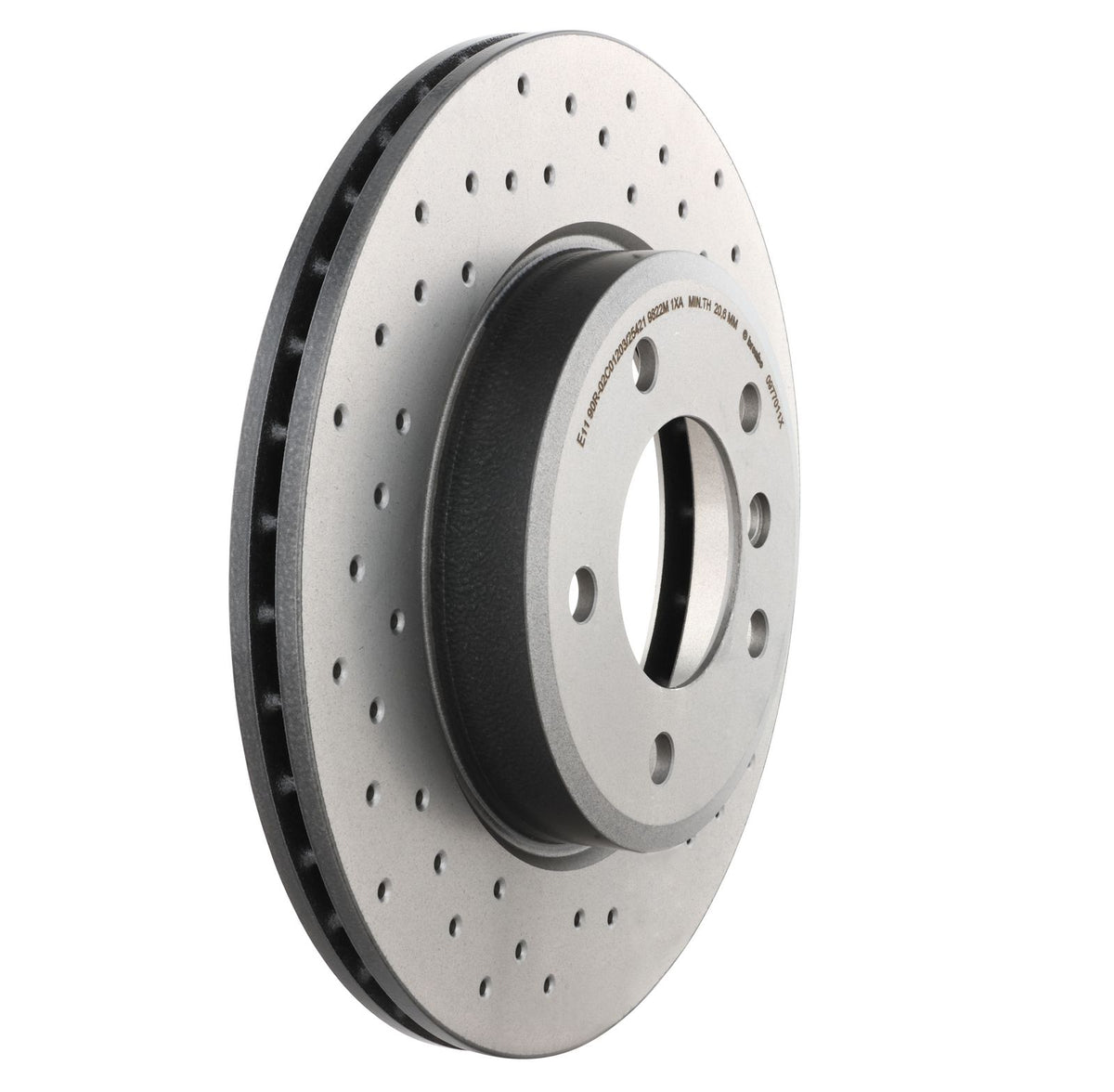 XTRA Drilled Front Disc Brake Rotor - 09.7701.1X_27