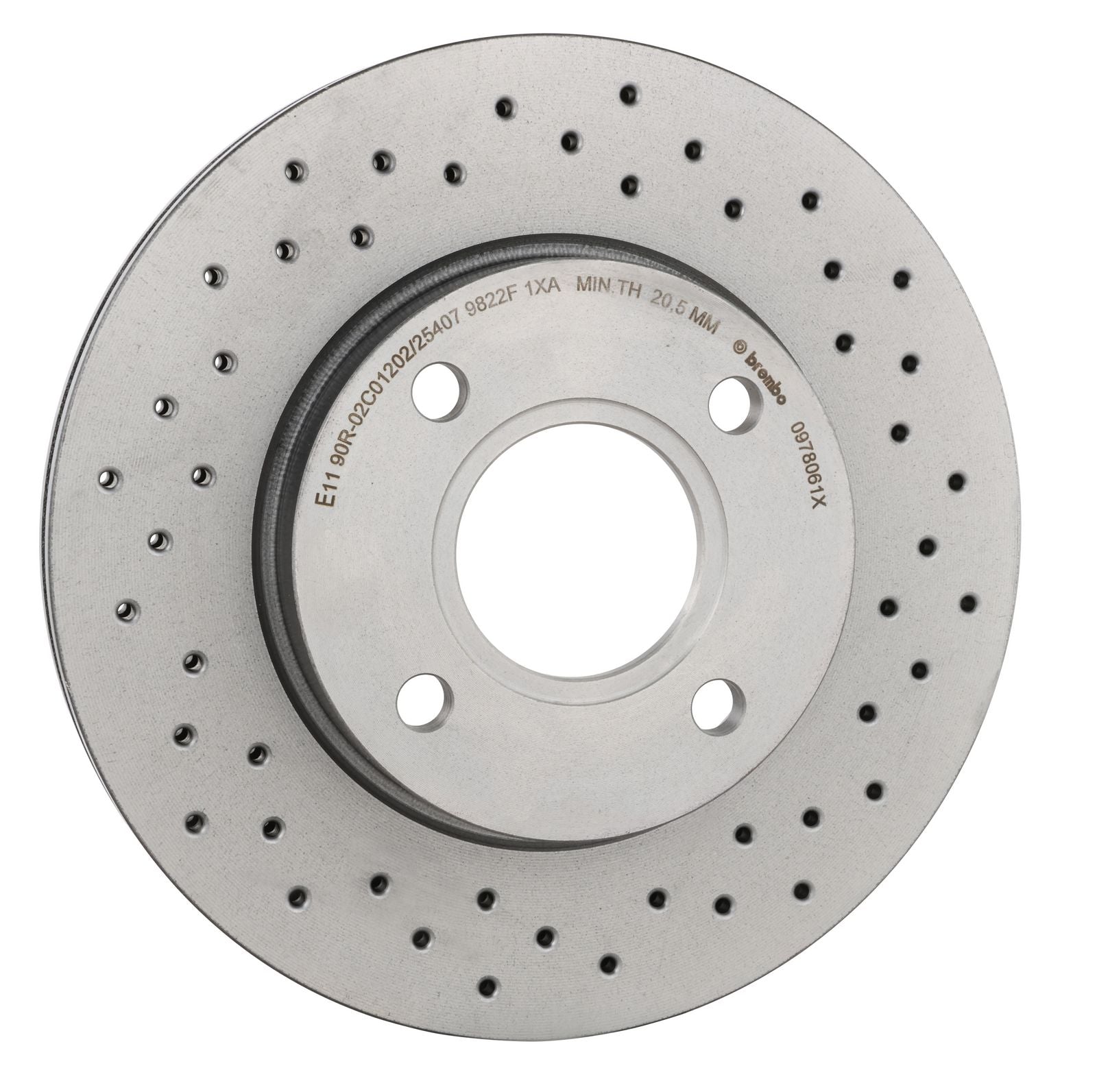 XTRA Drilled Front Disc Brake Rotor - 09.7806.1X_29