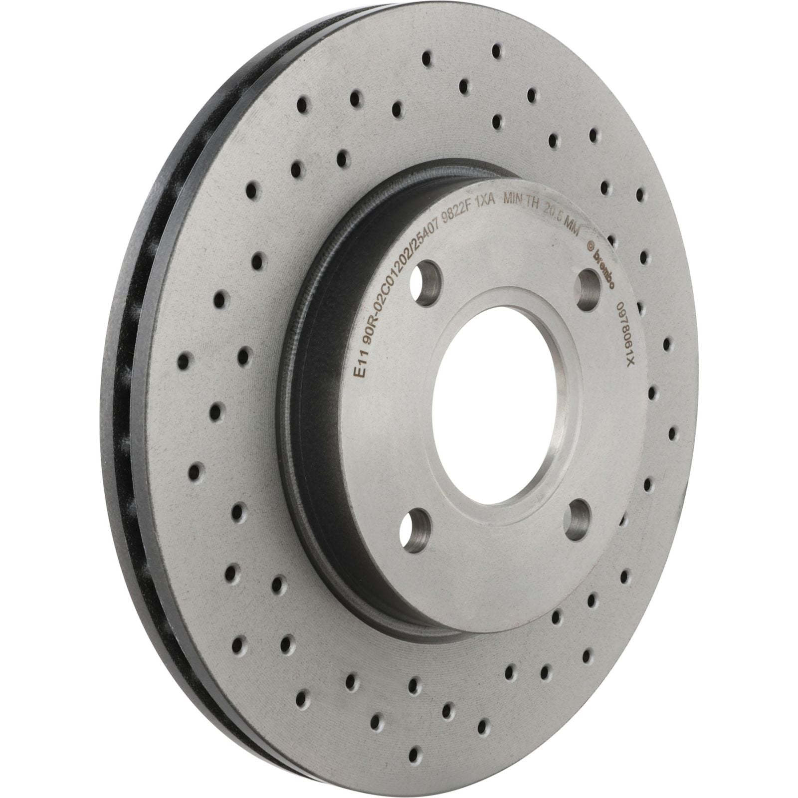 XTRA Drilled Front Disc Brake Rotor - 09.7806.1X_03