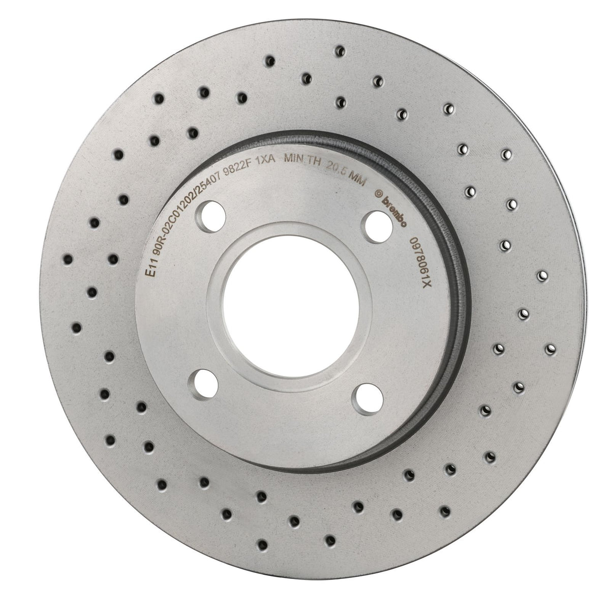 XTRA Drilled Front Disc Brake Rotor - 09.7806.1X_07