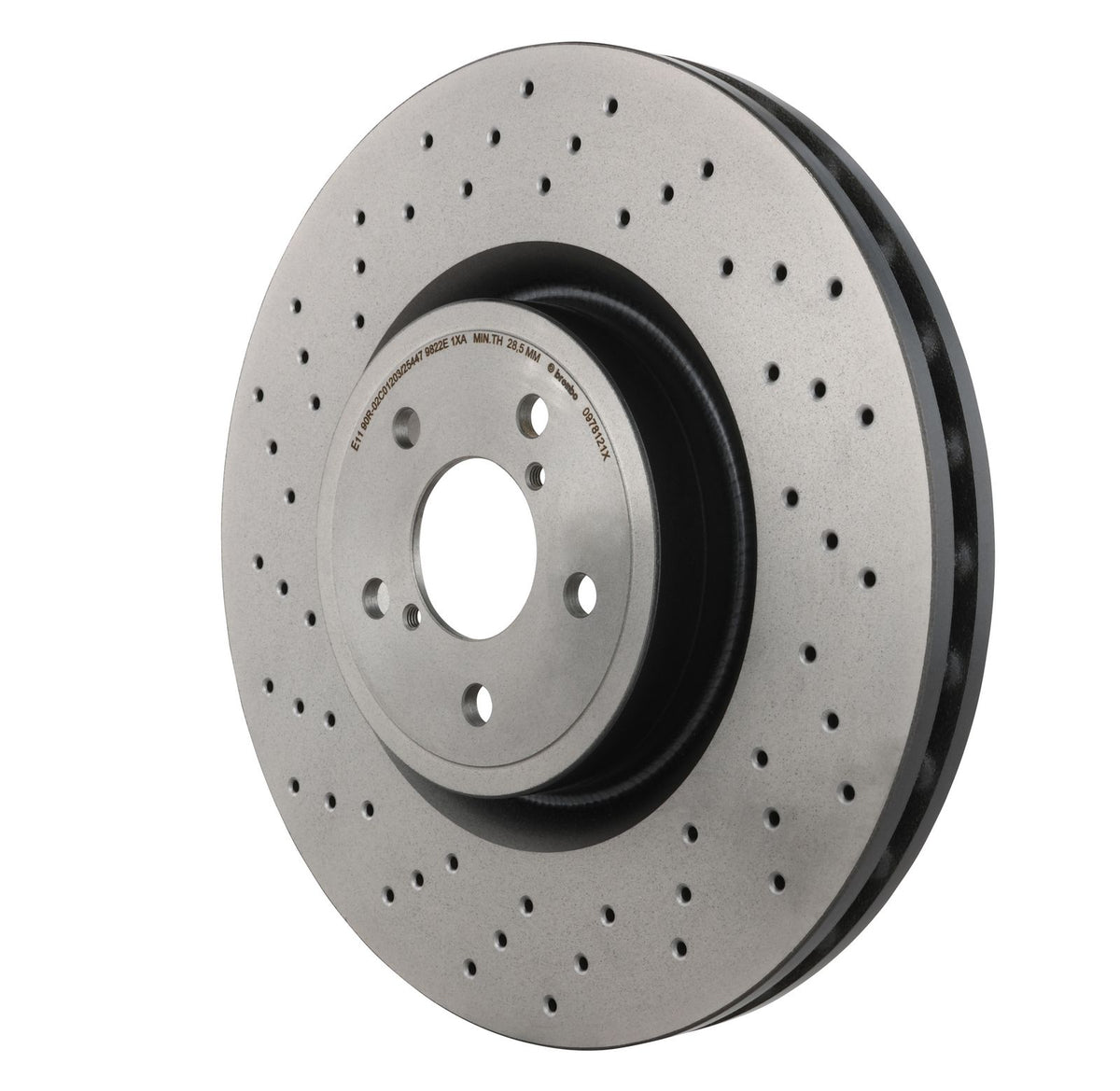 XTRA Drilled Front Disc Brake Rotor - 09.7812.1X_10