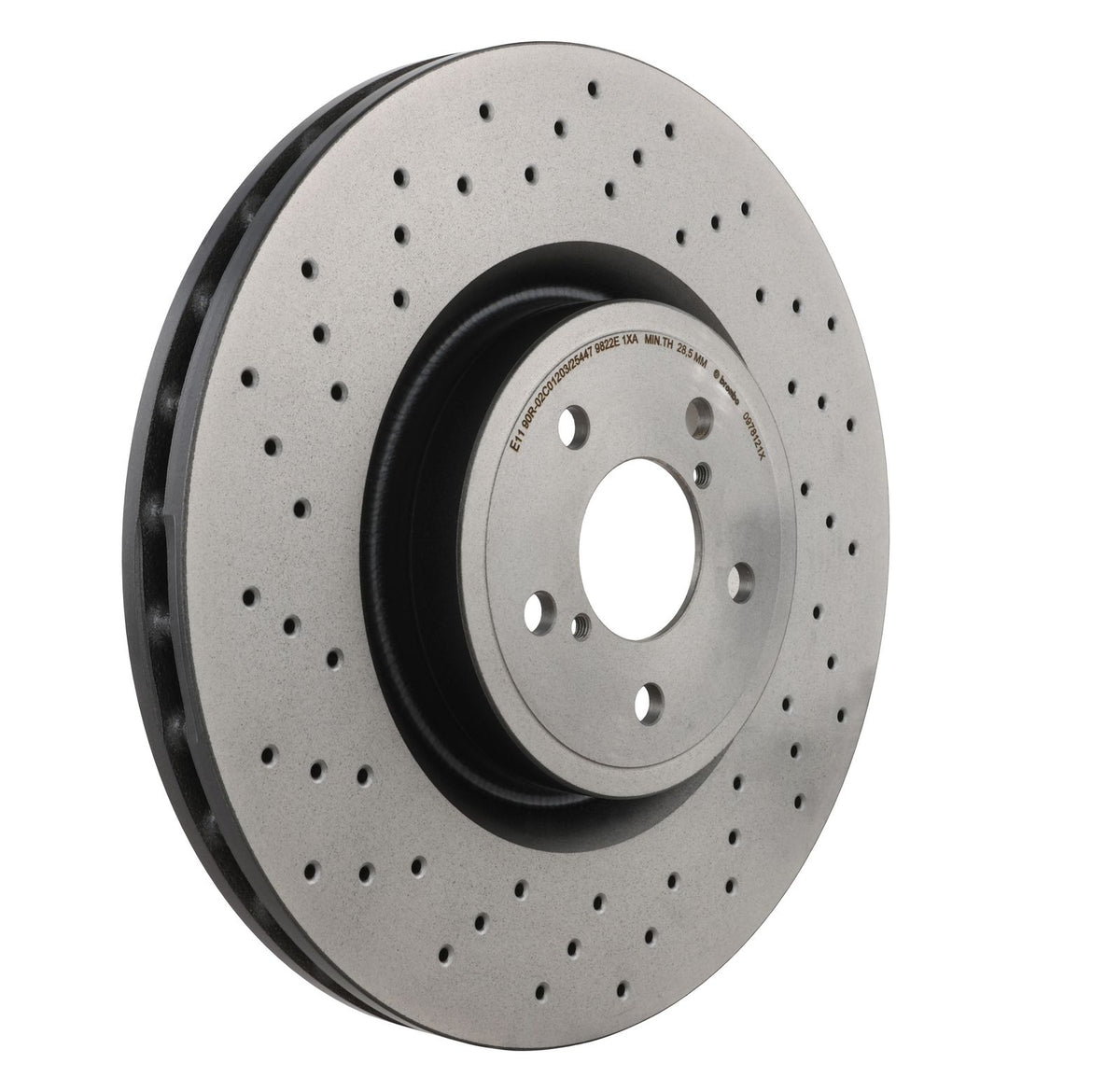 XTRA Drilled Front Disc Brake Rotor - 09.7812.1X_28