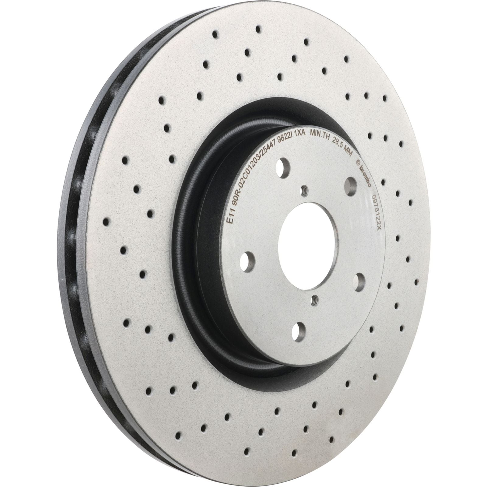 XTRA Drilled Front Disc Brake Rotor 09.7812.2X | Brembostore