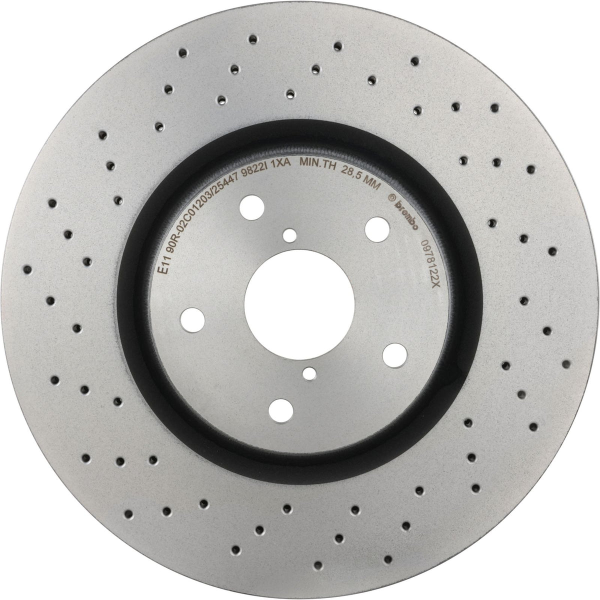 XTRA Drilled Front Disc Brake Rotor - 09.7812.2X_05
