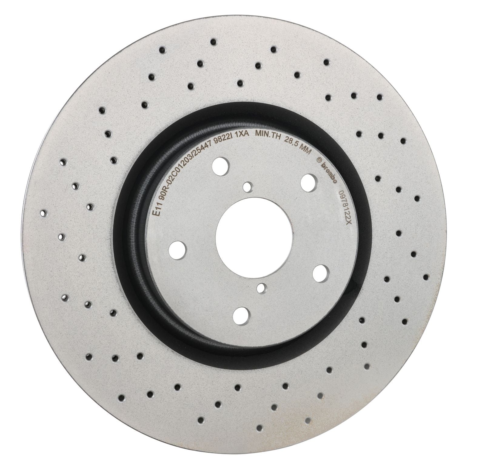 XTRA Drilled Front Disc Brake Rotor - 09.7812.2X_30