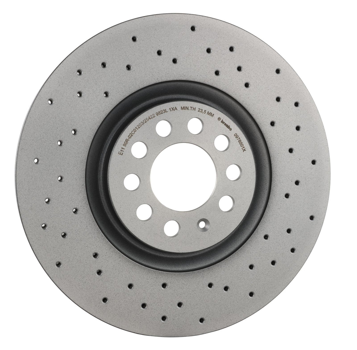 XTRA Drilled Front Disc Brake Rotor - 09.7880.1X_30