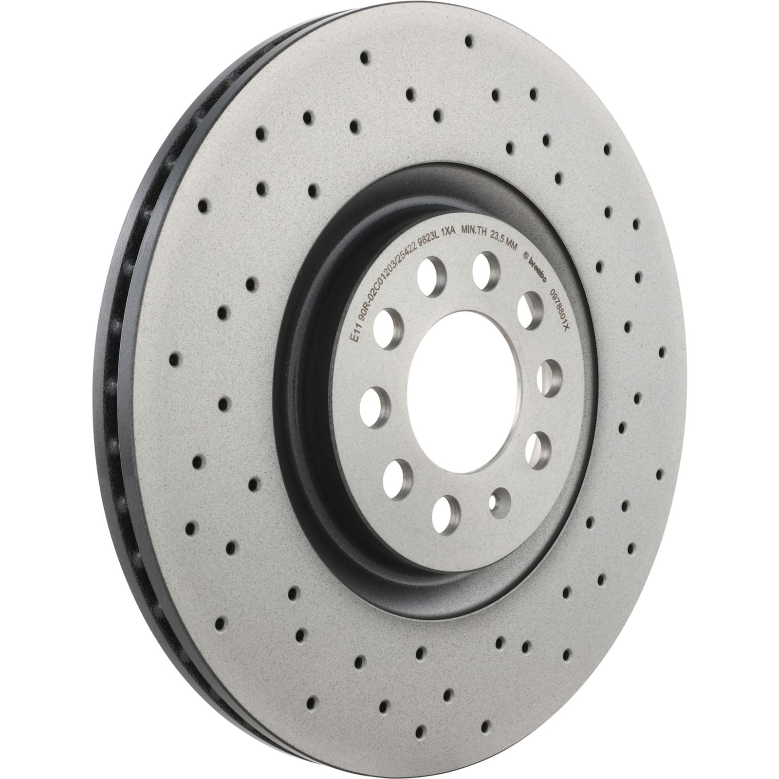 XTRA Drilled Front Disc Brake Rotor - 09.7880.1X_02
