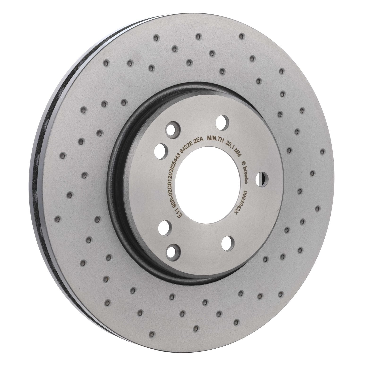 XTRA Drilled Front Disc Brake Rotor - 09.8304.2X_29