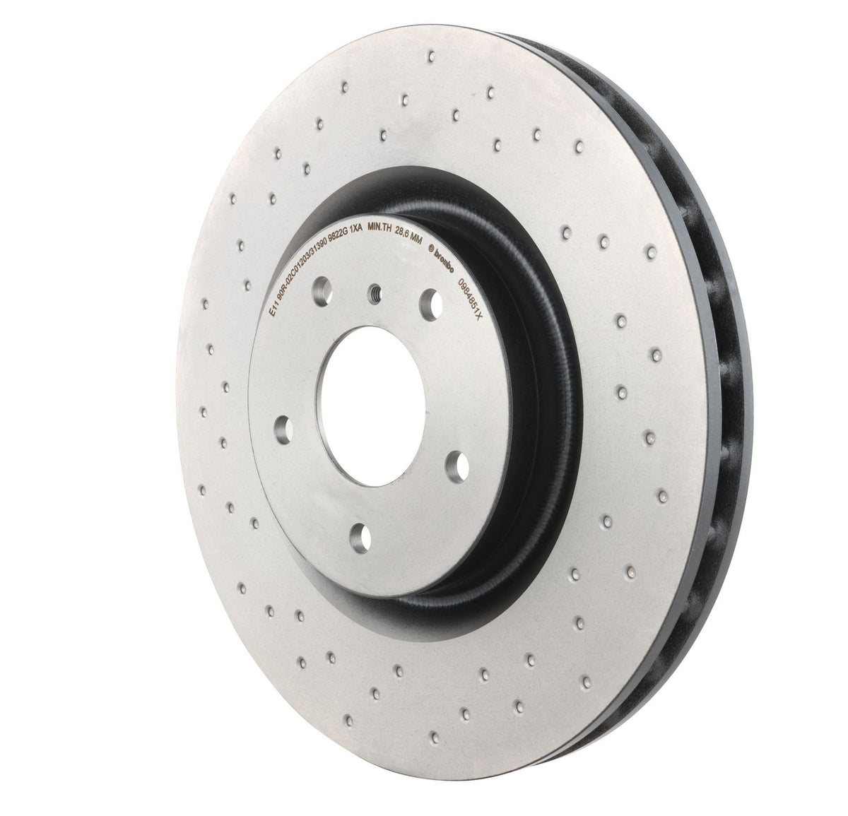 XTRA Drilled Front Disc Brake Rotor - 09.8485.1X_09