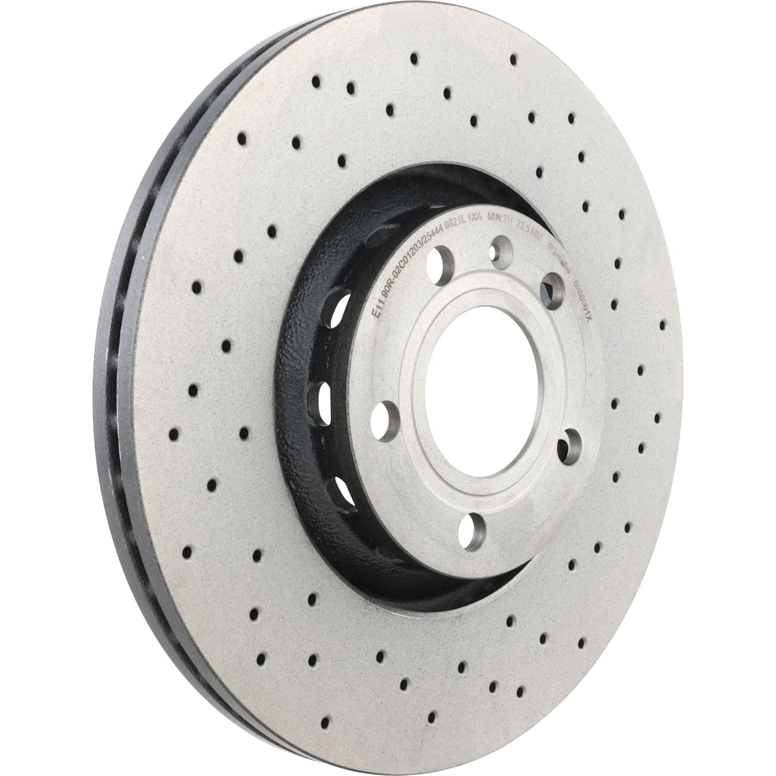 XTRA Drilled Front Disc Brake Rotor - 09.8690.1X_03