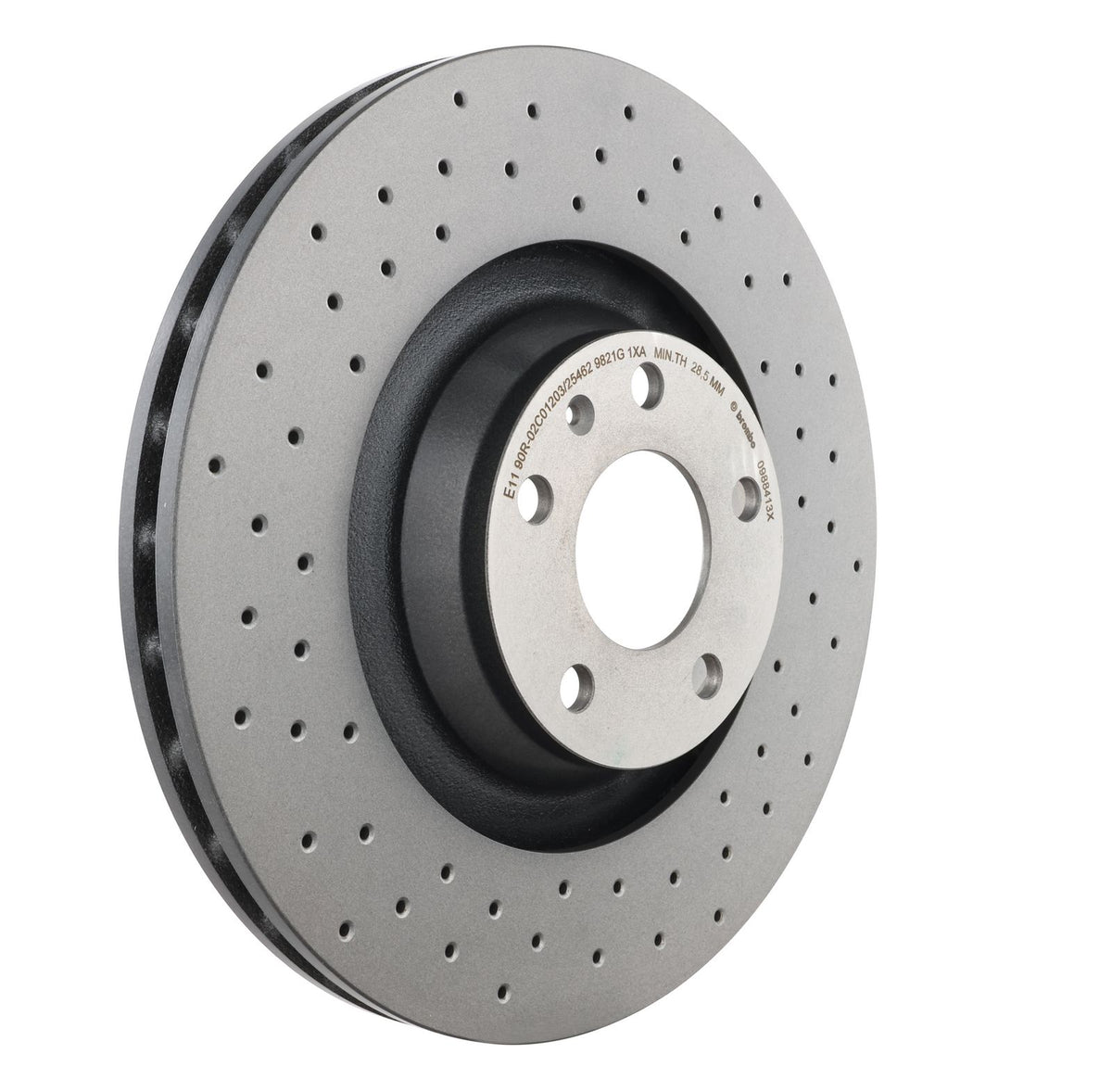 XTRA Drilled Front Disc Brake Rotor - 09.8841.3X_28