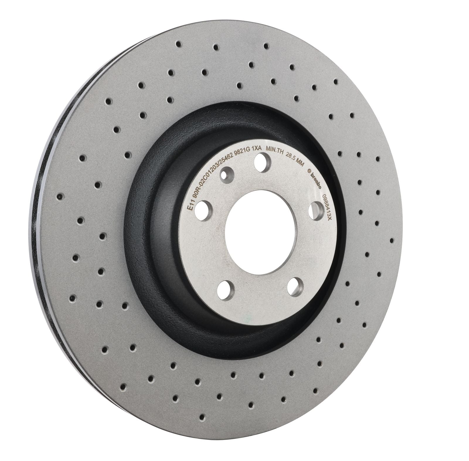 XTRA Drilled Front Disc Brake Rotor - 09.8841.3X_29