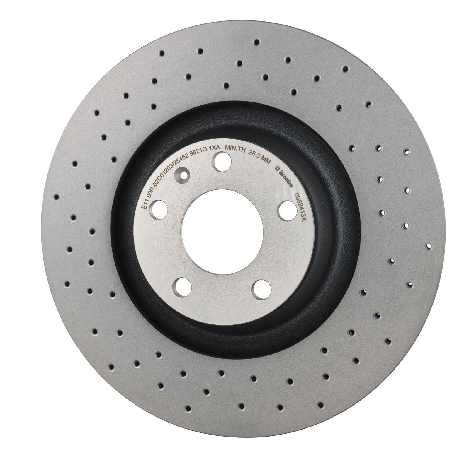 XTRA Drilled Front Disc Brake Rotor - 09.8841.3X_08