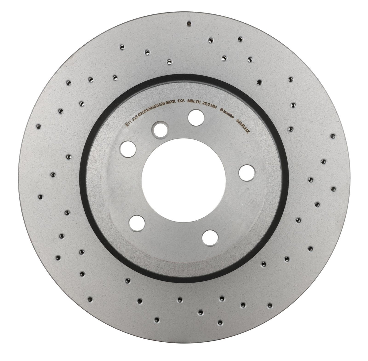 XTRA Drilled Front Disc Brake Rotor - 09.8952.1X_06