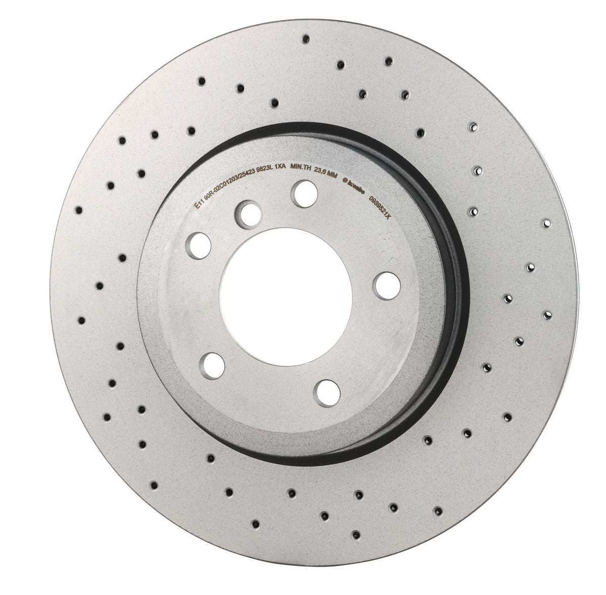 XTRA Drilled Front Disc Brake Rotor - 09.8952.1X_07