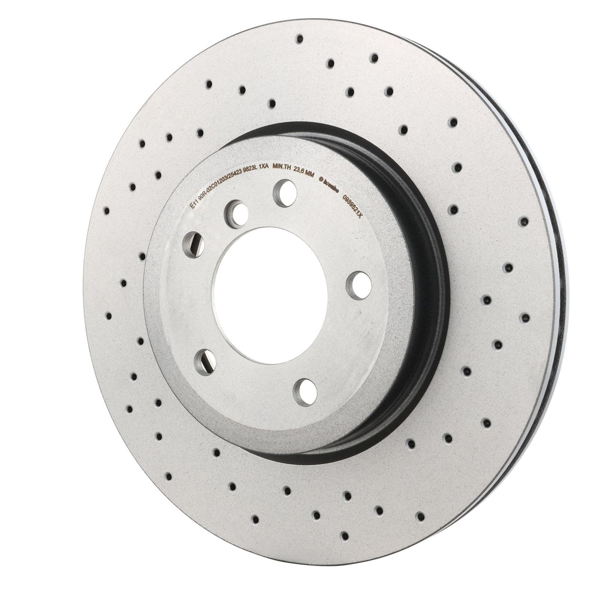 XTRA Drilled Front Disc Brake Rotor - 09.8952.1X_08