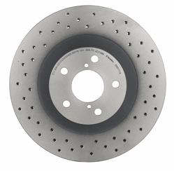 XTRA Drilled Front Disc Brake Rotor - 09.9077.1X_05