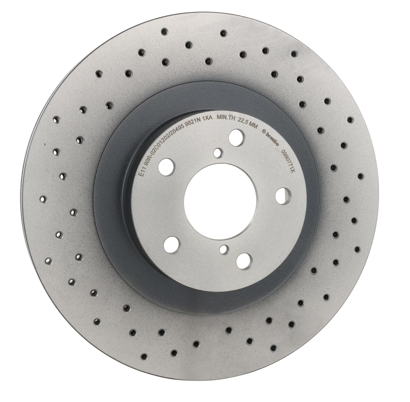 XTRA Drilled Front Disc Brake Rotor - 09.9077.1X_29