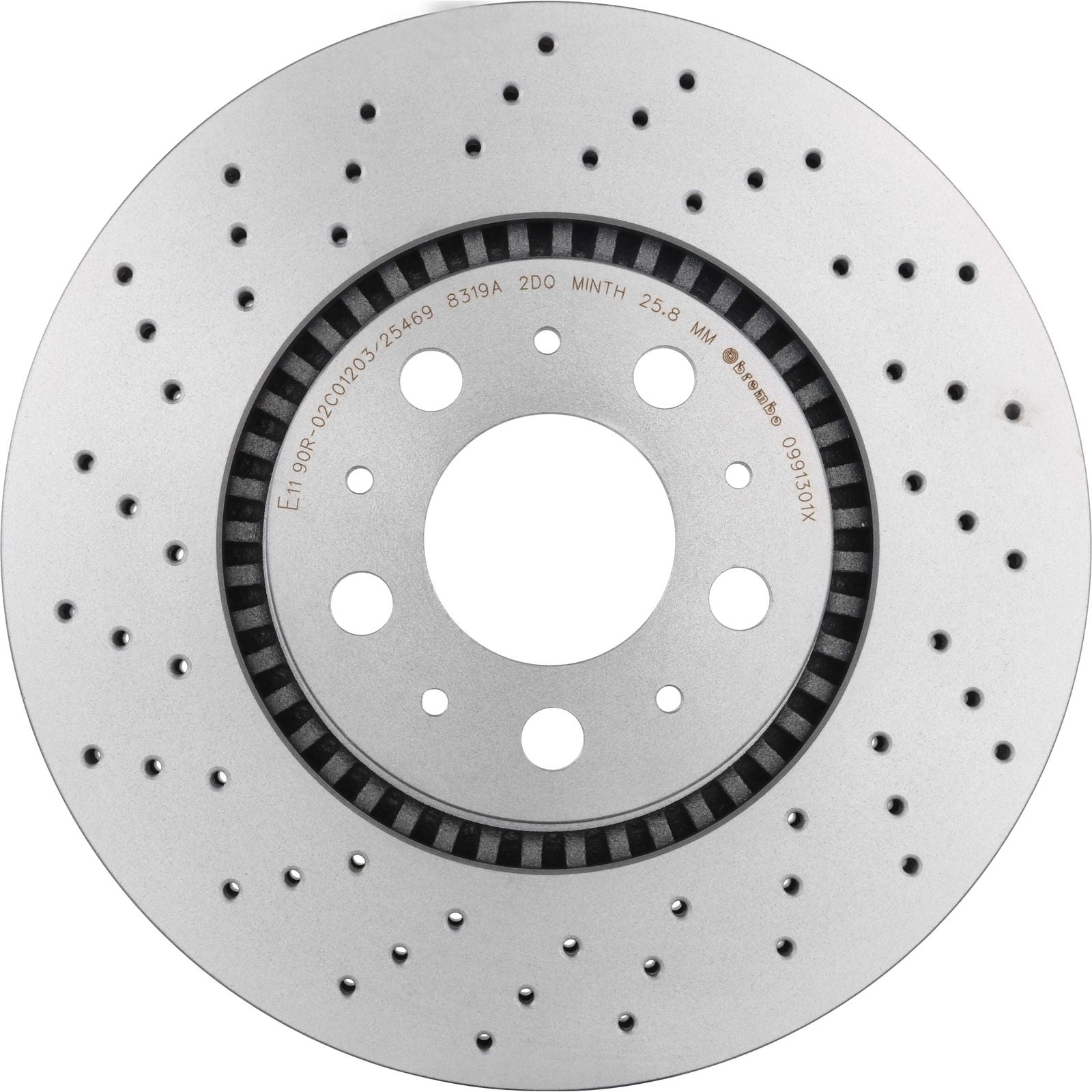 XTRA Drilled Front Disc Brake Rotor - 09.9130.1X_03