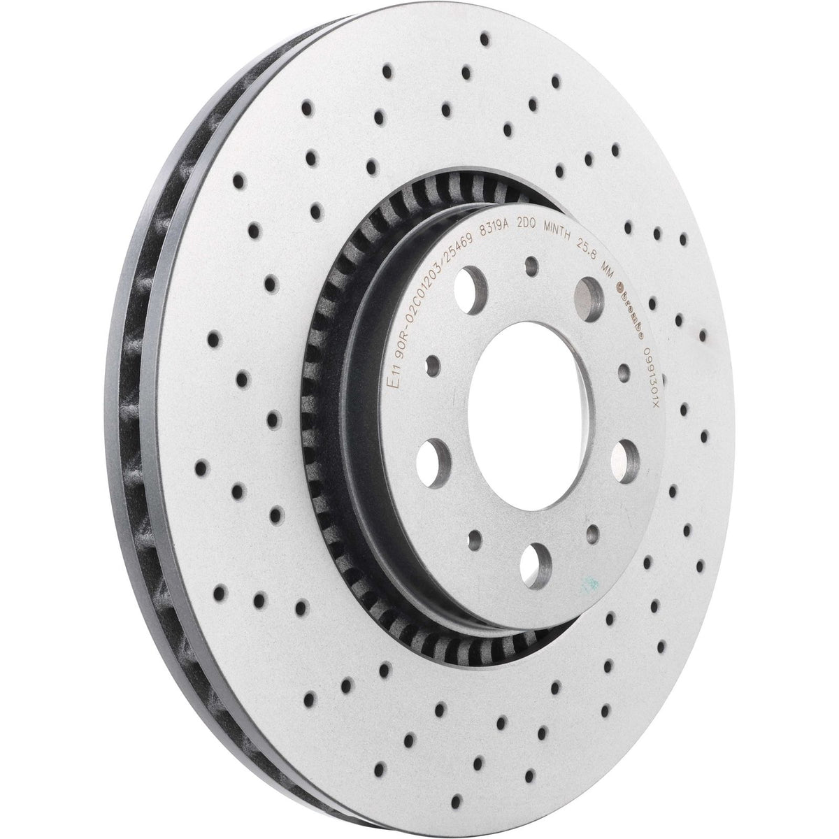 XTRA Drilled Front Disc Brake Rotor - 09.9130.1X_01