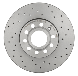 XTRA Drilled Front Disc Brake Rotor - 09.9145.1X_30