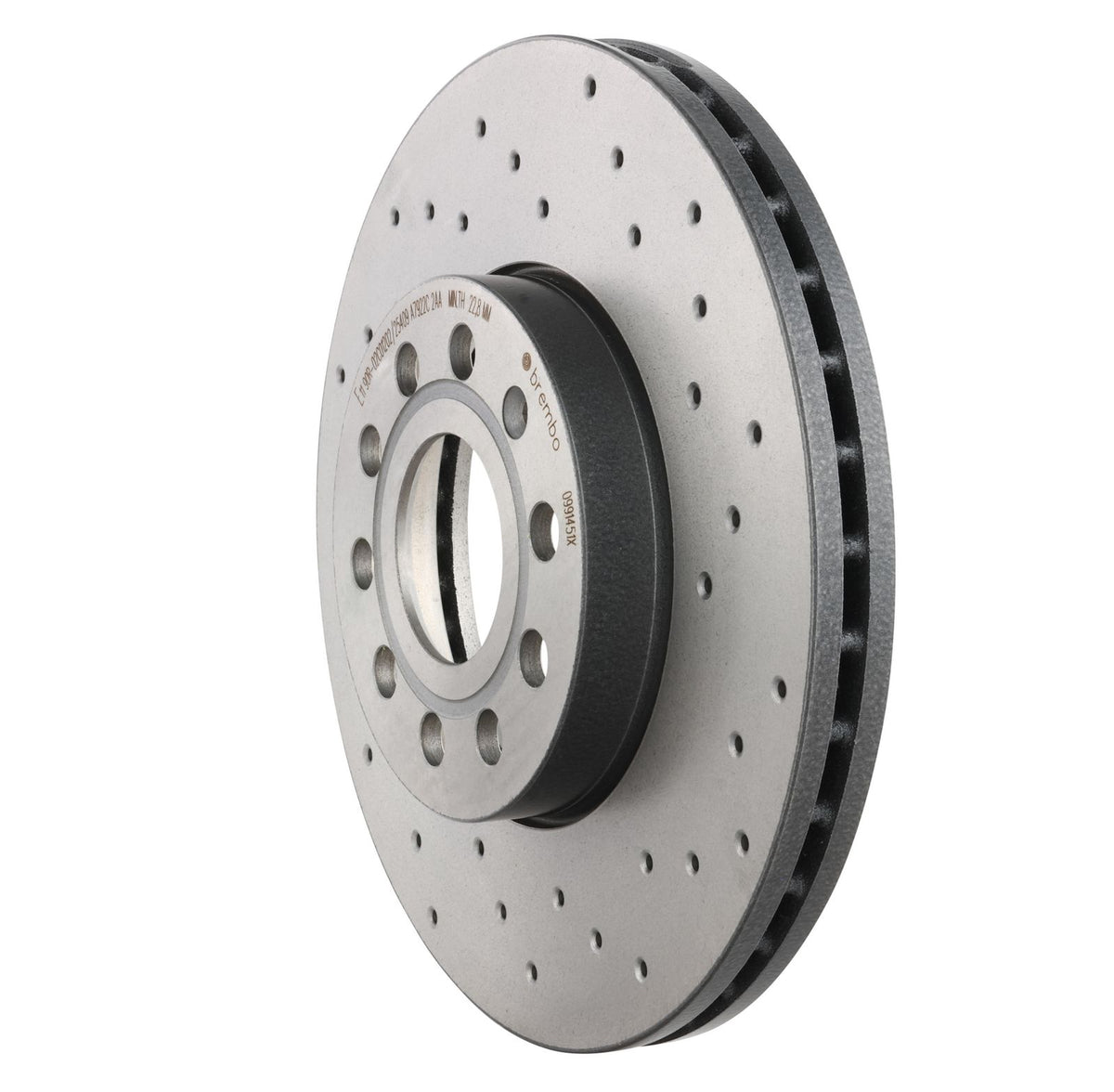 XTRA Drilled Front Disc Brake Rotor - 09.9145.1X_10
