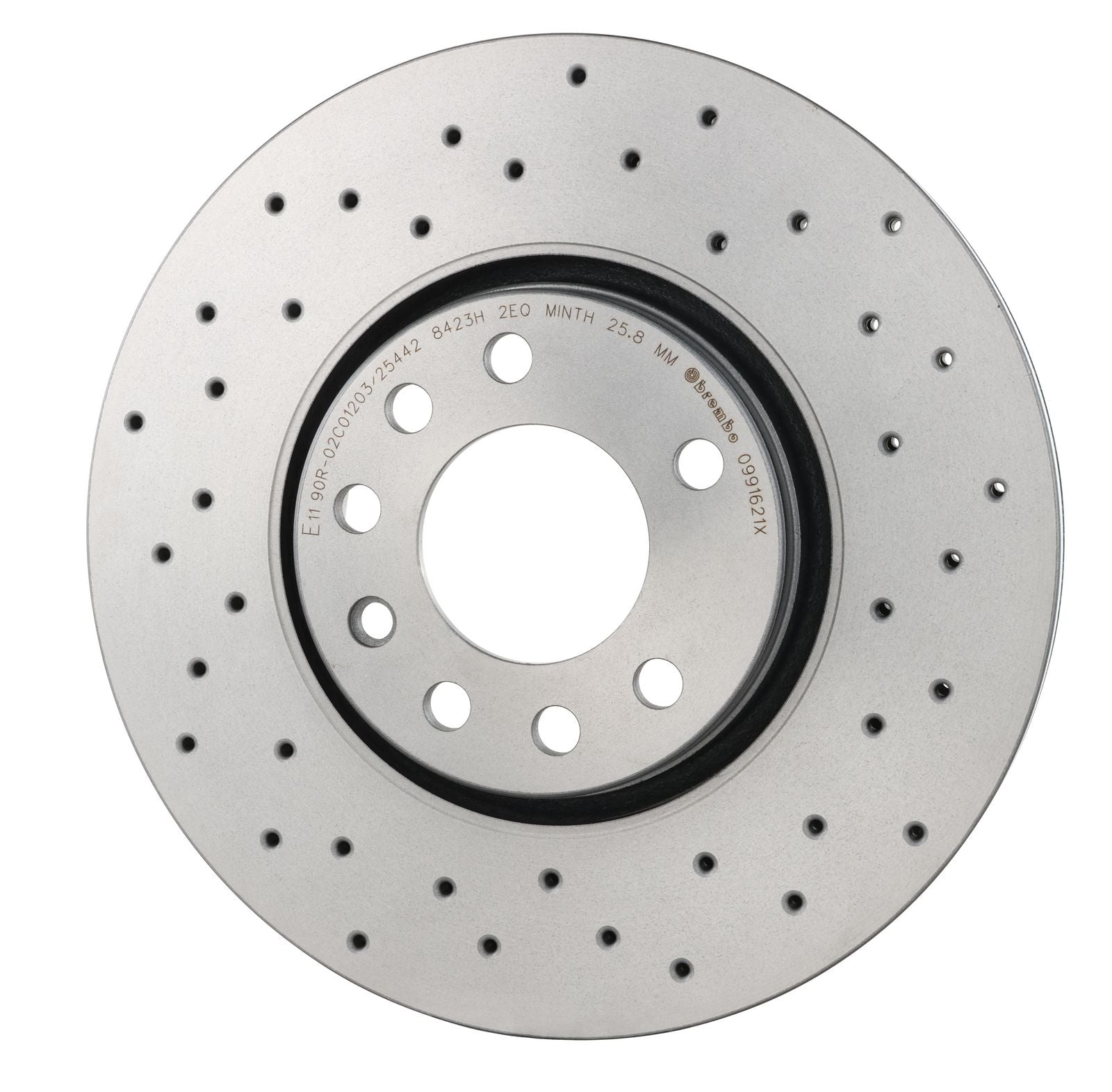 XTRA Drilled Front Disc Brake Rotor - 09.9162.1X_08